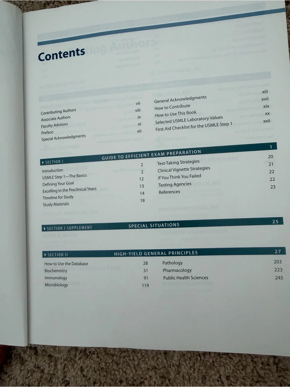 First Aid for the USMLE Step 1 2017 Review Book - Red/Blue/Yellow